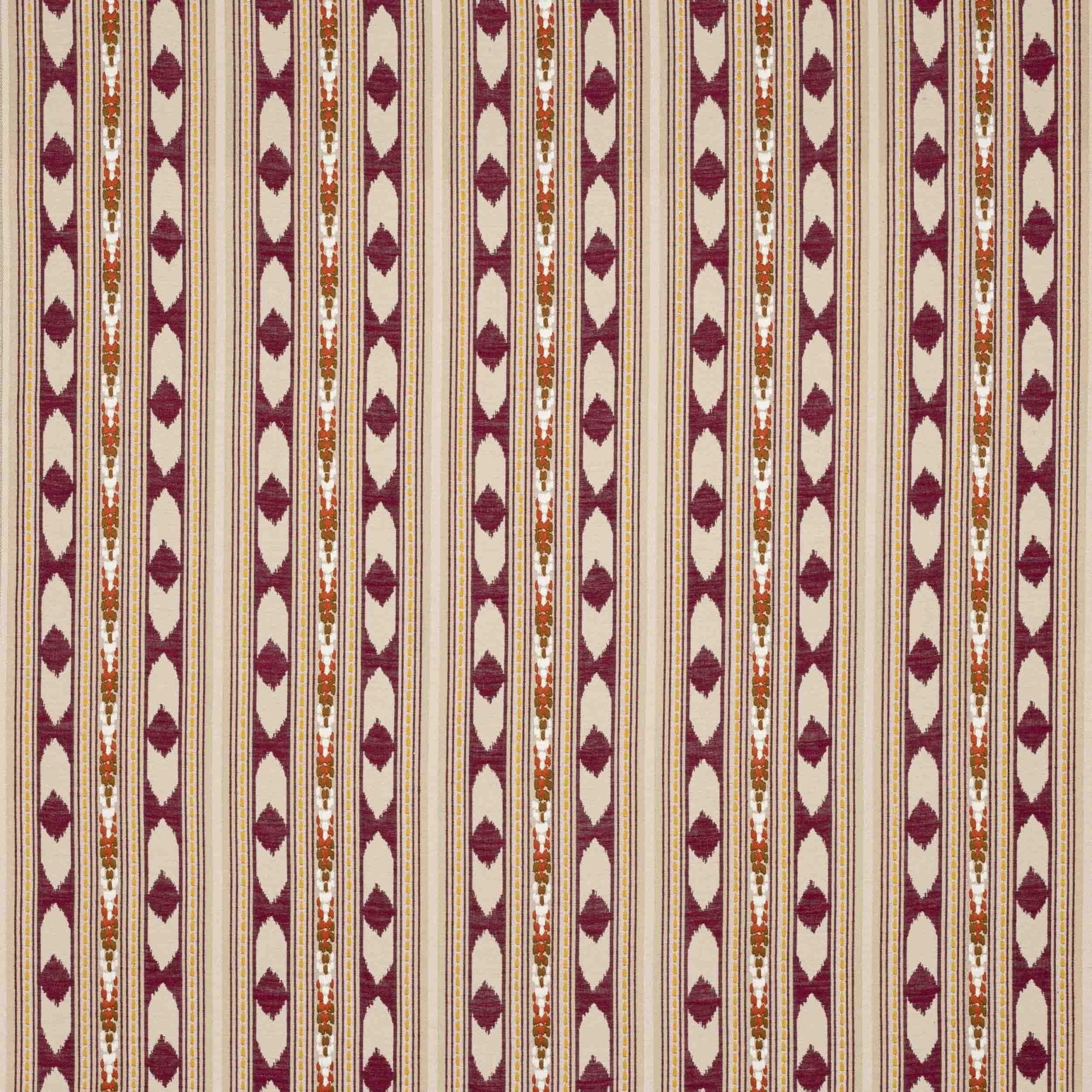 Cochin Fabric - Bourgogne - Manuel Canovas - M4181-02 - Premier Wallcovering