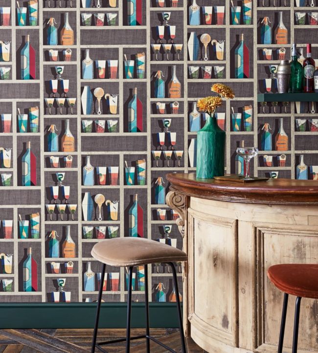 Cocktails Wallpaper - Multi - 114/23043 - Cole & Son - Premier Wallcovering