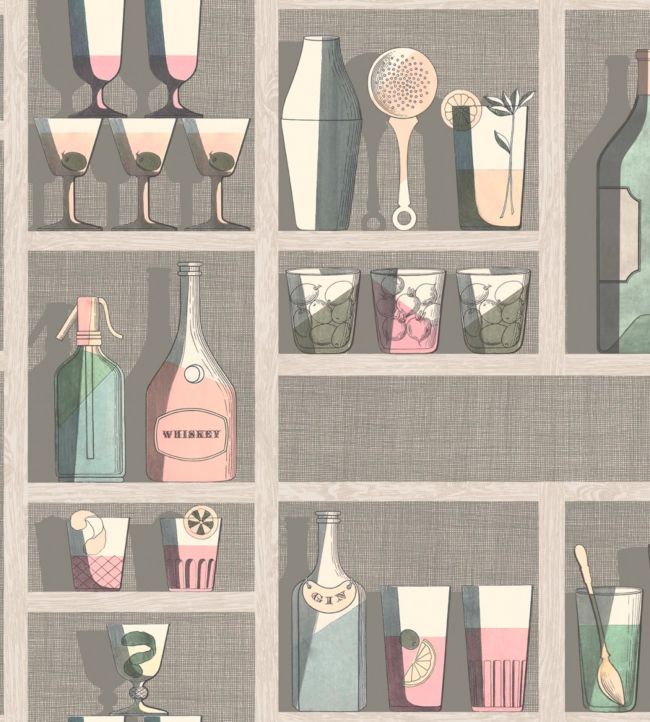 Cocktails Wallpaper - Pastel - 114/23044 - Cole & Son - Premier Wallcovering