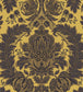 Coleridge Wallpaper - Charcoal on Yellow - 94/9049 - Cole & Son - Premier Wallcovering