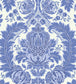 Coleridge Wallpaper - Blue on White - 94/9051 - Cole & Son - Premier Wallcovering