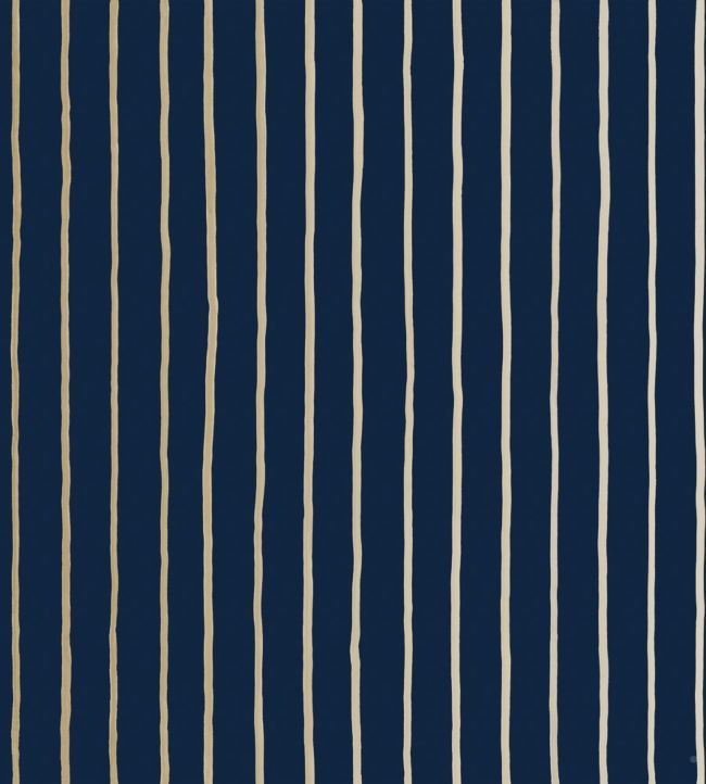 College Stripe Wallpaper - Ink - 110/7037 - Cole & Son - Premier Wallcovering
