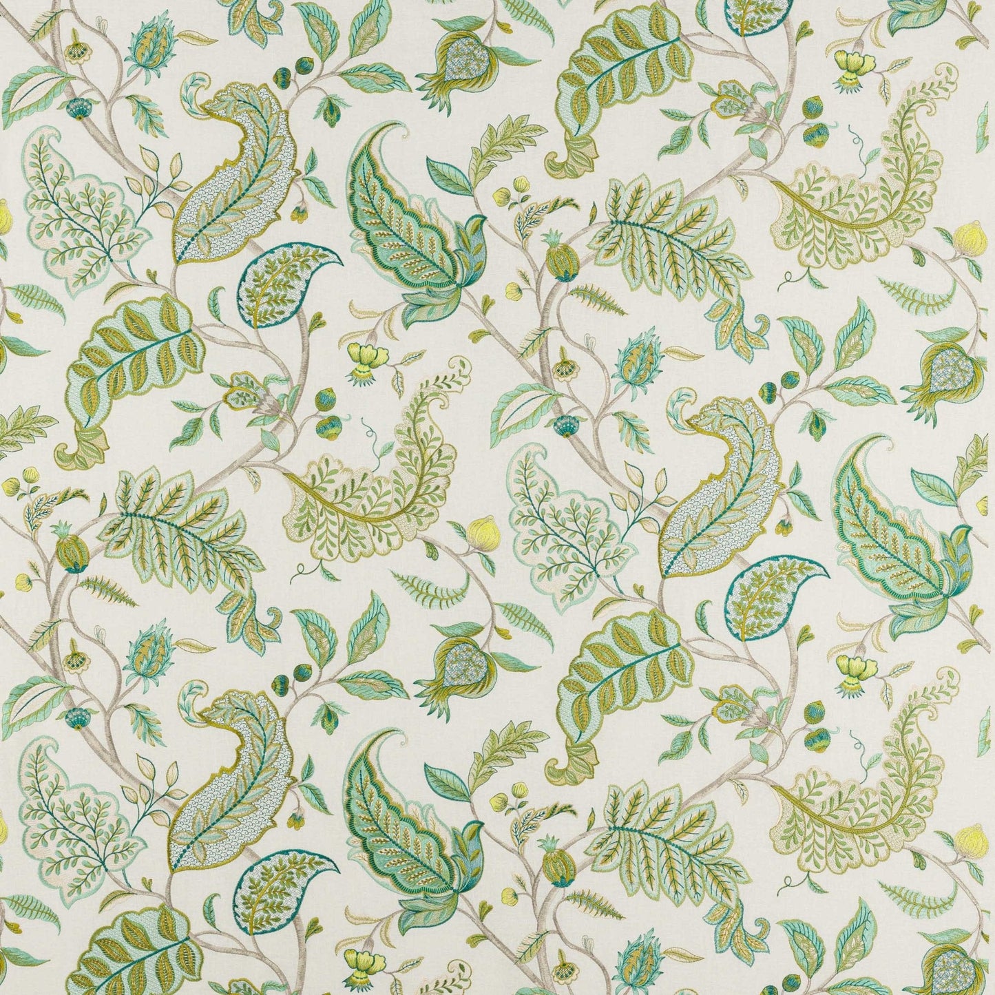 Colombe Fabric - Celadon - Manuel Canovas - M4123-01 - Premier Wallcovering