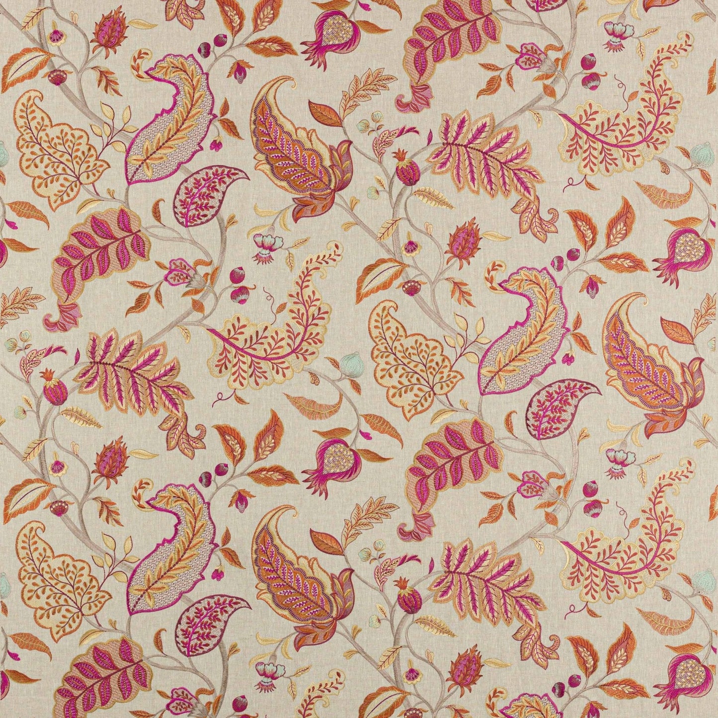 Colombe Fabric - Ambre - Manuel Canovas - M4123-03 - Premier Wallcovering