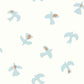 Colombe Wallpaper - Blanc Bleu Ciel - Caselio - 104500678
