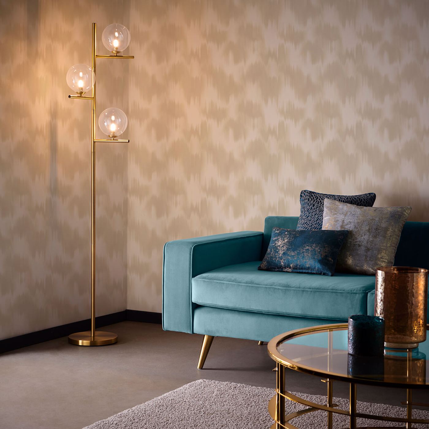 Colorante Wallpaper - Linen - Clarke & Clarke - W0165/01 - Premier Wallcovering