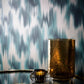 Colorante Wallpaper - Teal - Clarke & Clarke - W0165/03 - Premier Wallcovering