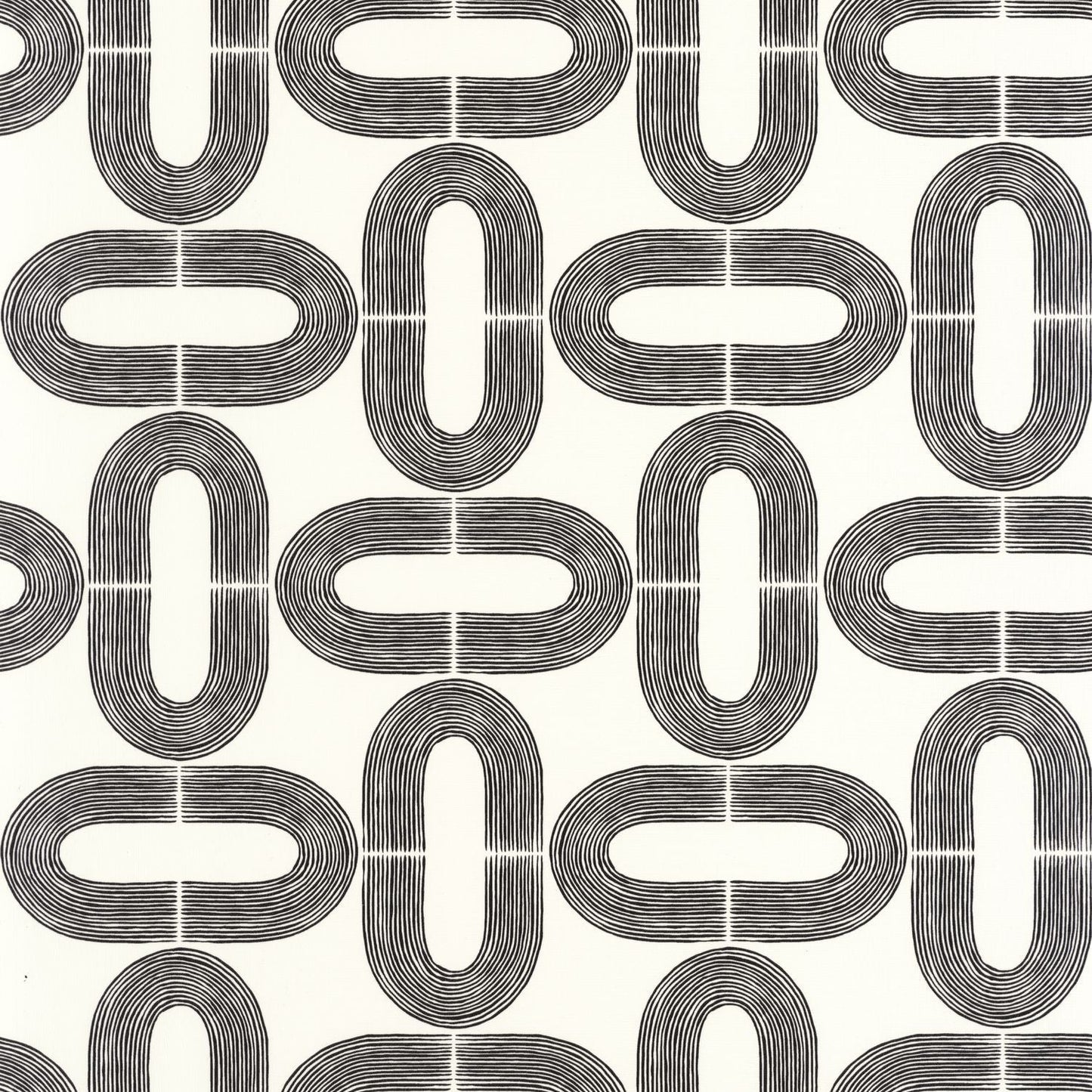 Comete Wallpaper - Blanc Noir - Caselio - 104230913