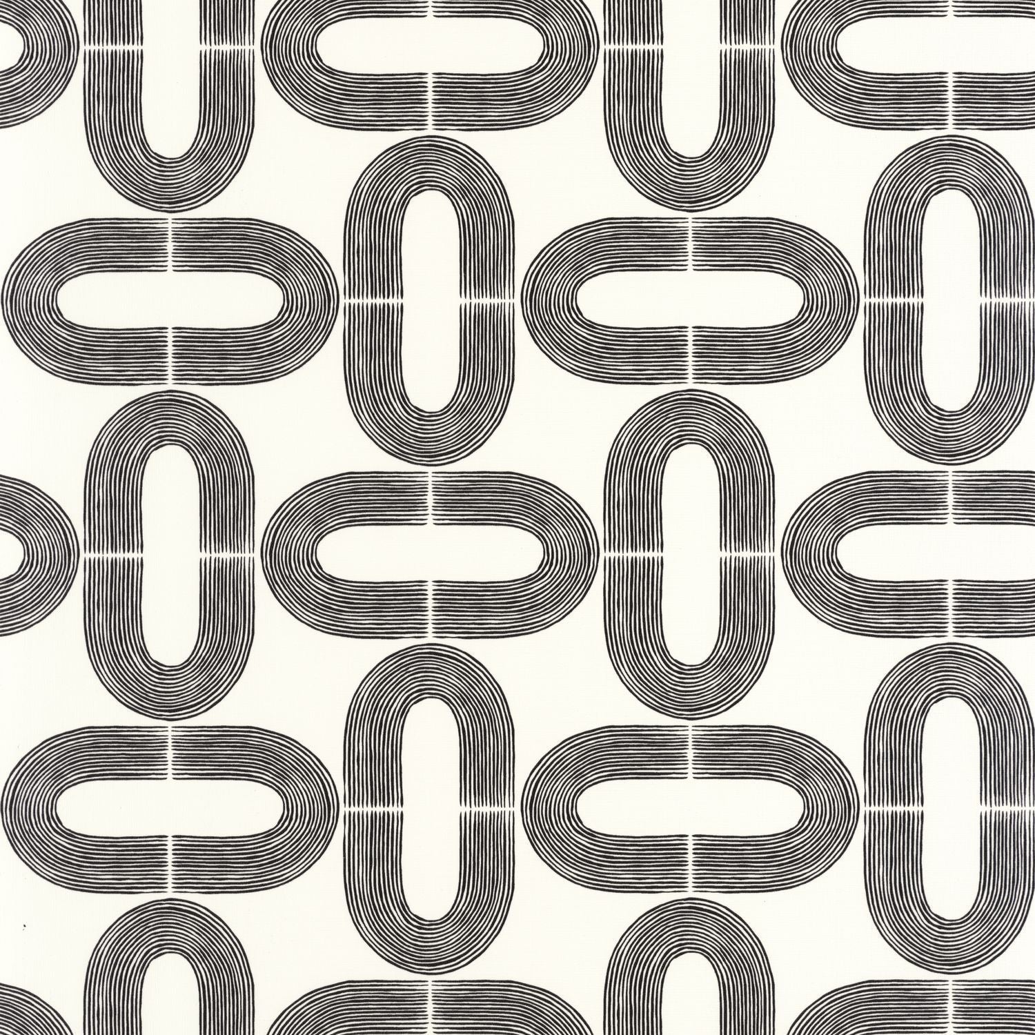 Comete Wallpaper - Blanc Noir - Caselio - 104230913