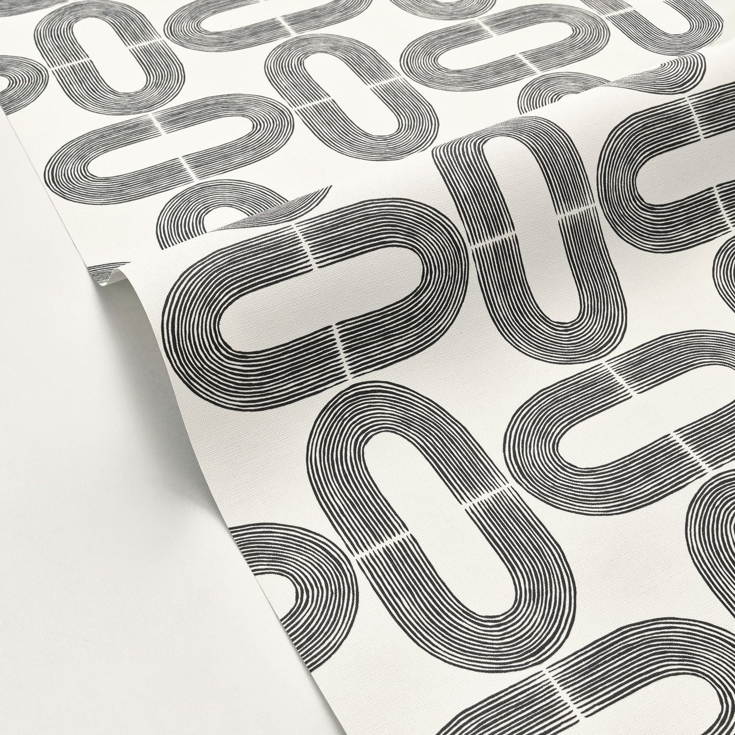 Comete Wallpaper - Blanc Noir - Caselio - 104230913