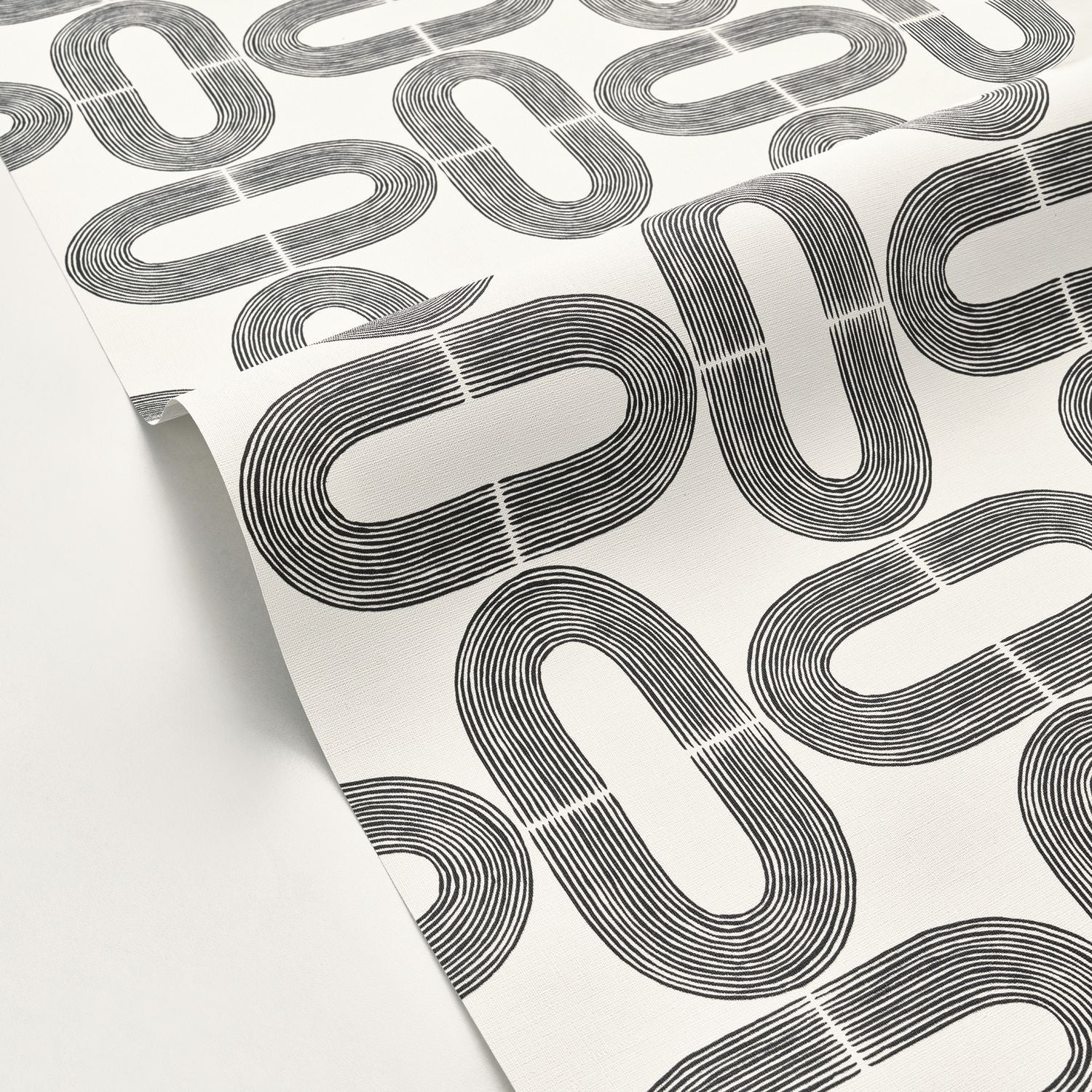 Comete Wallpaper - Blanc Noir - Caselio - 104230913