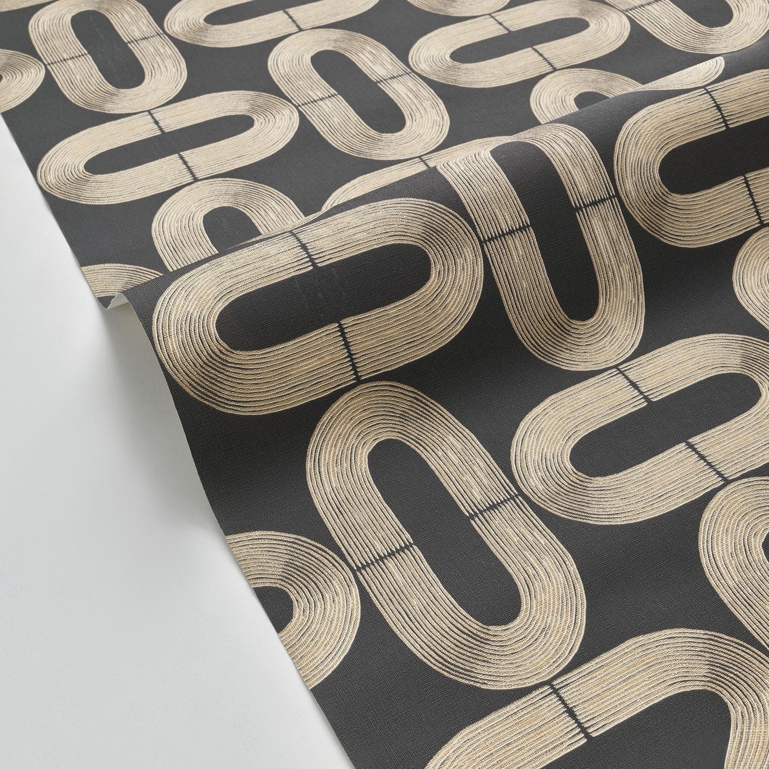 Comete Wallpaper - Noir Dore - Caselio - 104239219