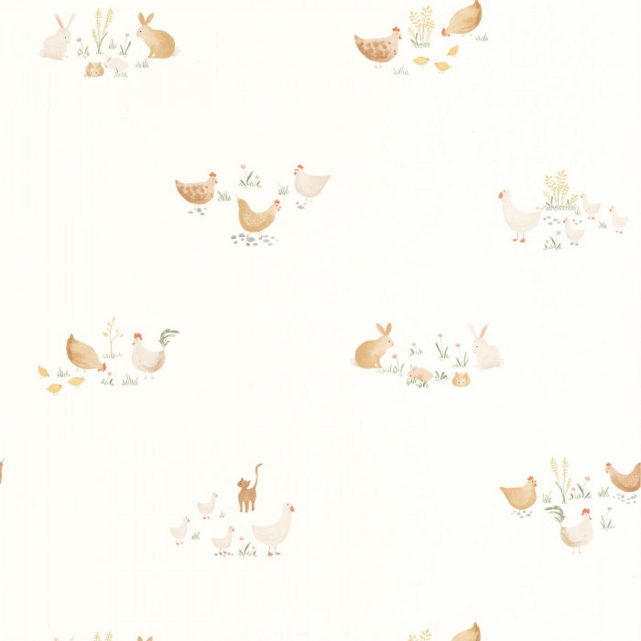 Companions Of The Forest Once Upon A Time Wallpaper - Terracotta - Casadeco - 88372658 - Premier Wallcovering