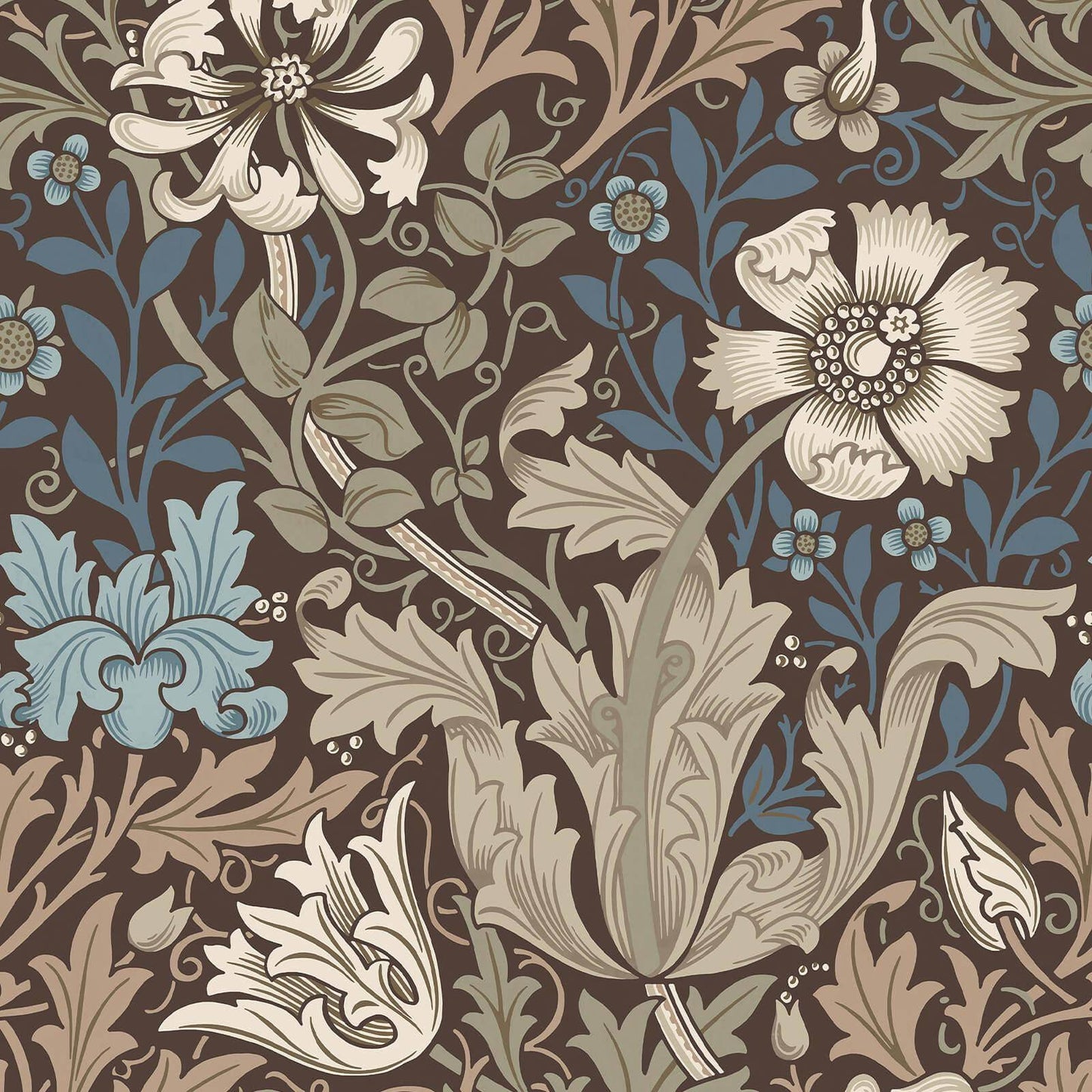 Compton Magna Wallpaper - Bark - House of Hackney - 1 - WA - CMM - DI - BAK - XXX - Premier Wallcovering