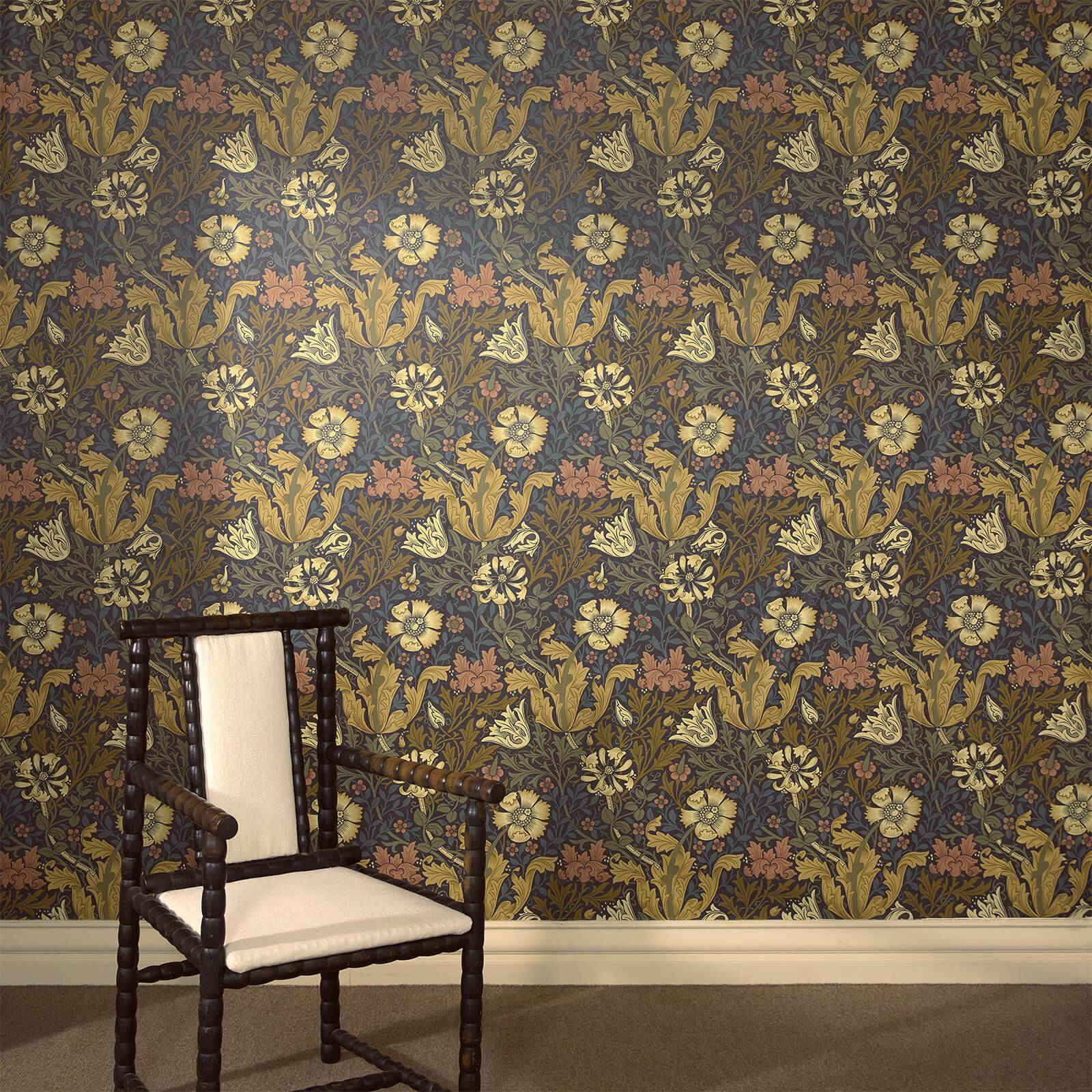 Compton Wallpaper - Midnight - House of Hackney - 1 - WA - COM - DI - MID - XXX