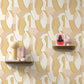Concept Milano Sixties Wallpaper - Nude And Miel - Casadeco - 89334202 - Premier Wallcovering