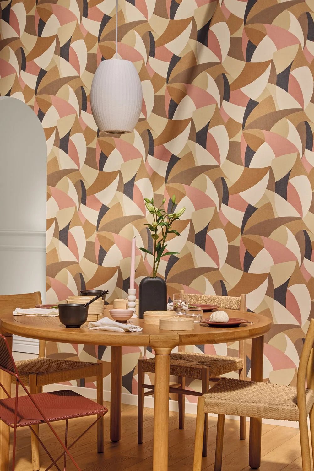 Concerto Wallpaper - Camel noir - Caselio - 107002165