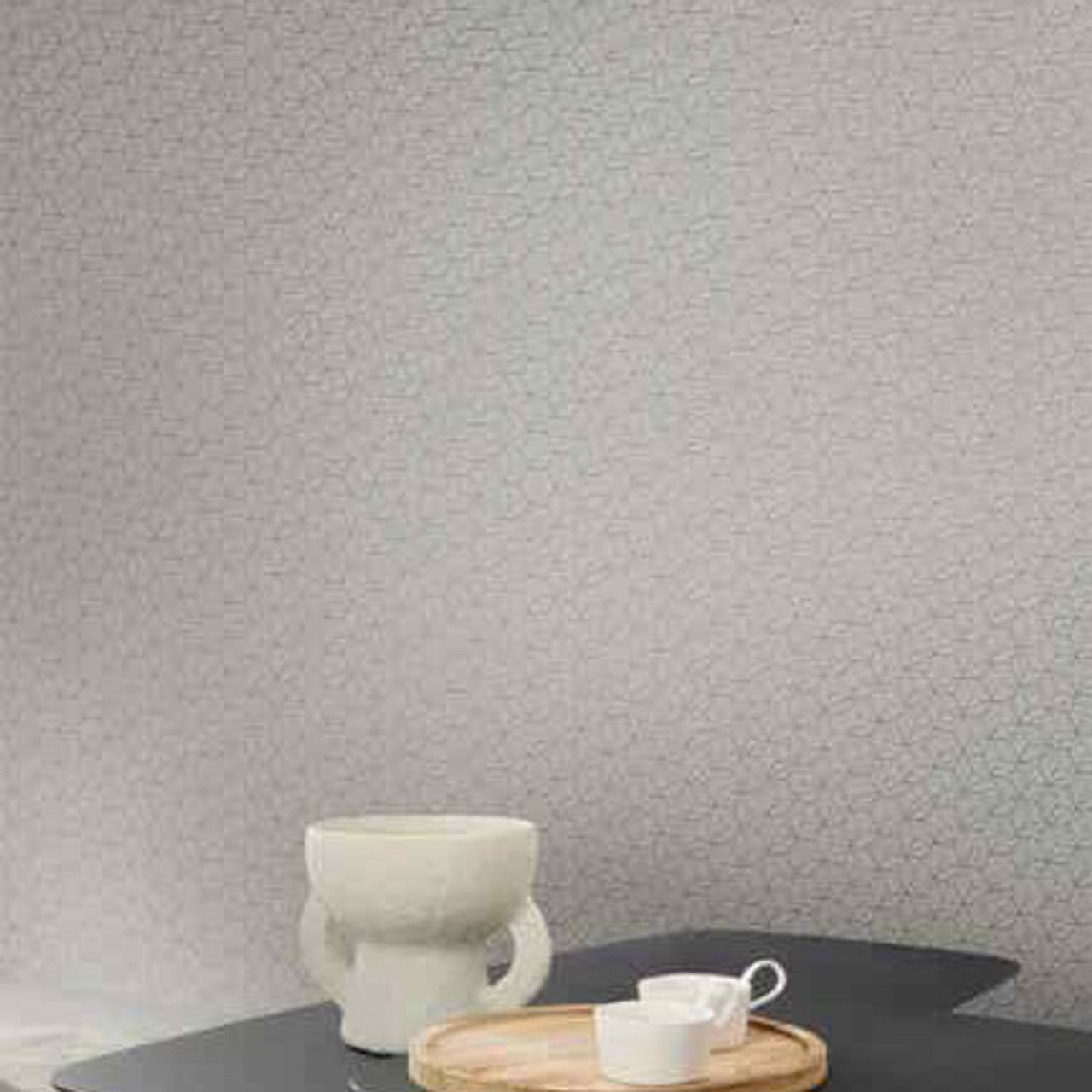 Connexions Alchimie Wallpaper - Gris Plume - Casadeco - 89949180 - Premier Wallcovering