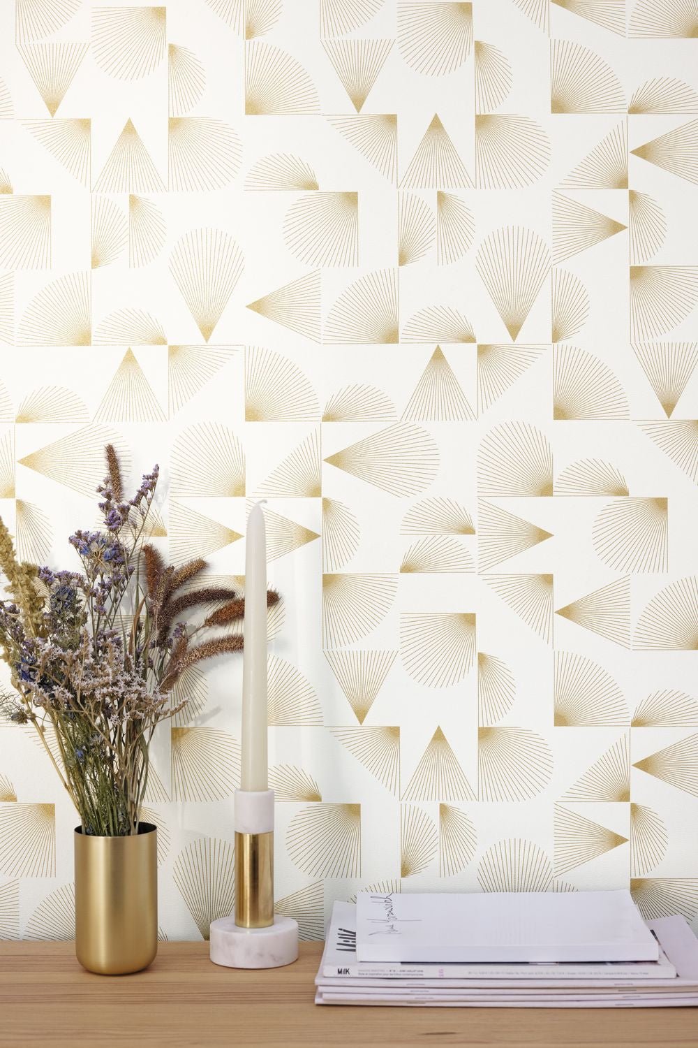 Contour Wallpaper - Blanc - Caselio - 105030235