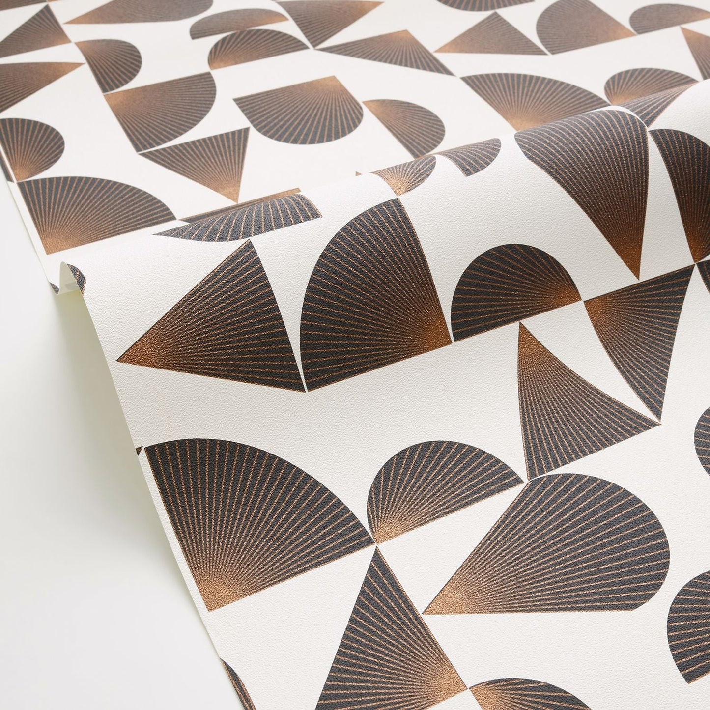 Contour Wallpaper - Noir Cuivre - Caselio - 105030932