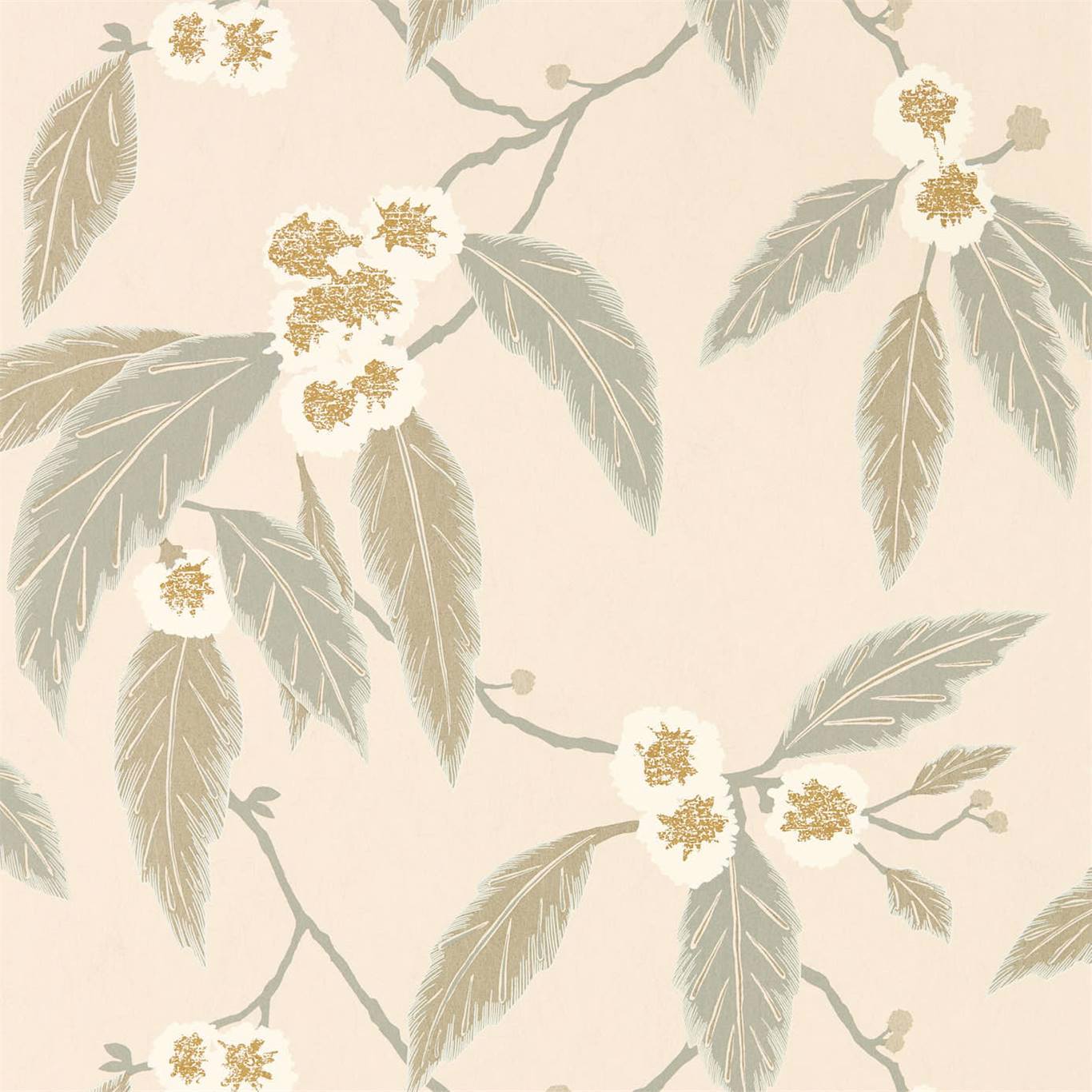 Coppice Wallpaper - Powder / Truffle / Gilver - Harlequin - HSAW112135