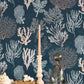 Corail Seaside Wallpaper - Bleu Ocean - Casadeco - 83976776 - Premier Wallcovering