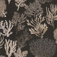 Corail Seaside Wallpaper - Noir Fusain - Casadeco - 83979808 - Premier Wallcovering