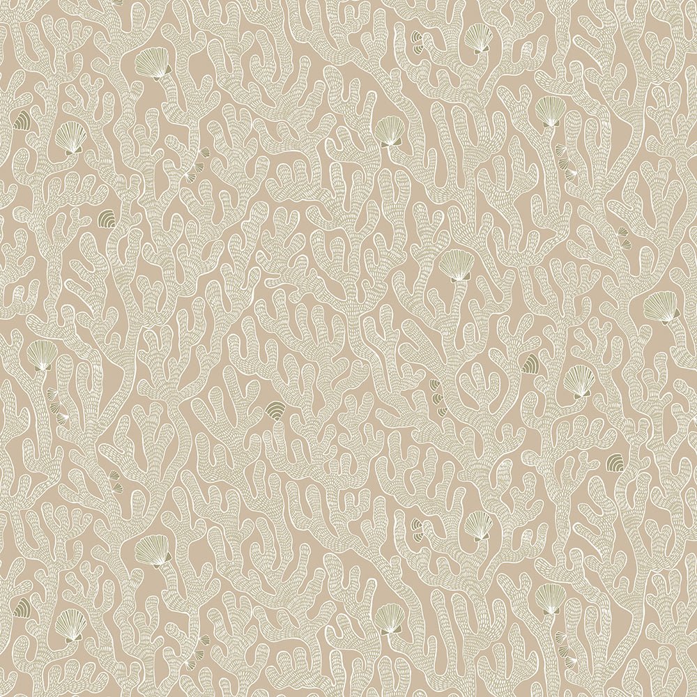 Coral Wallpaper - Edge Sand - Josephine Munsey - JMW-101611 - Premier Wallcovering