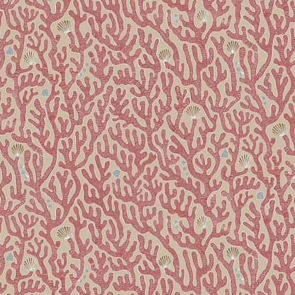 Coral Wallpaper - Red Toppings - Josephine Munsey - JMW-101601 - Premier Wallcovering