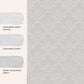 Coralie Wallpaper - Sugared Grey - Laura Ashley - 118476 - Premier Wallcovering