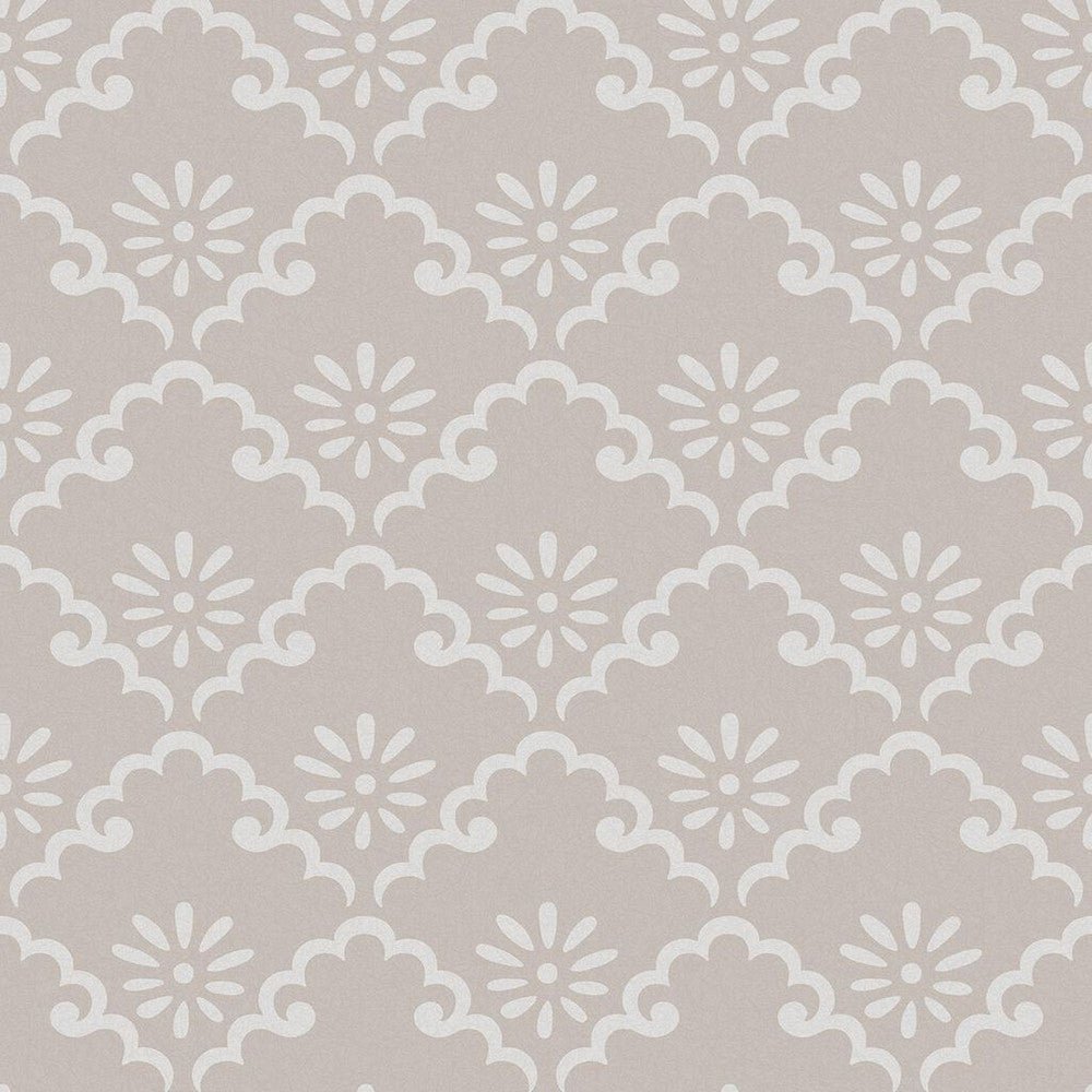 Coralie Wallpaper - Dove Grey - Laura Ashley - 118475 - Premier Wallcovering