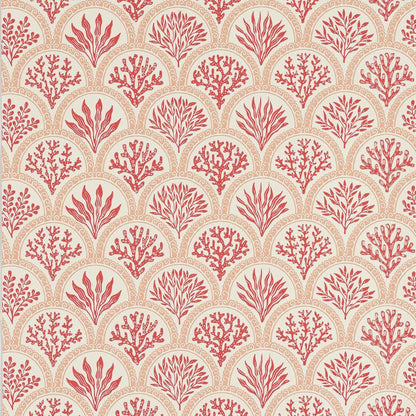 Coralli Wallpaper - Pink/Red - J186W - 01 - Jane Churchill