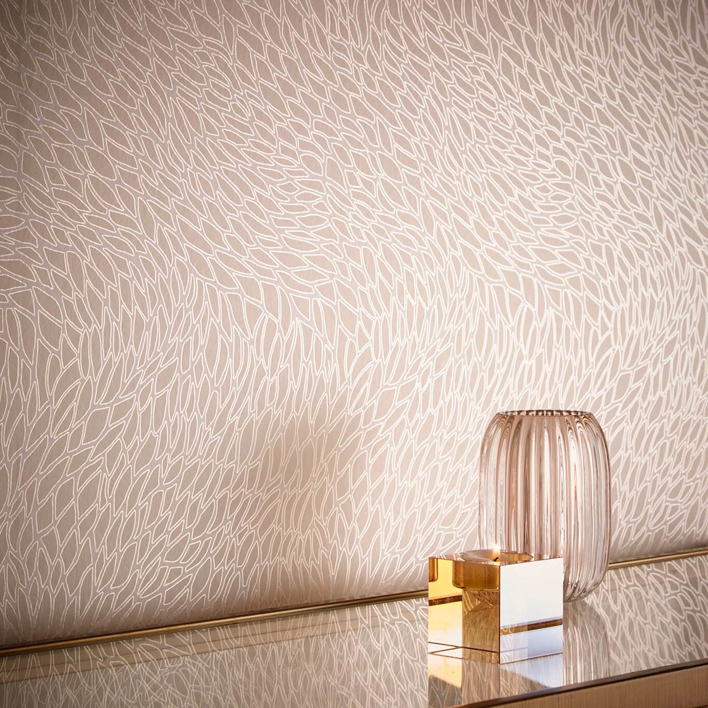 Corallino Wallpaper - Ivory - Clarke & Clarke - W0166/01 - Premier Wallcovering