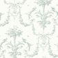 Corne D'Abondance Les Belles Toiles De Jouy Wallpaper - Vert Sauge - Casadeco - 87927323 - Premier Wallcovering