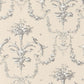 Corne D'Abondance Les Belles Toiles De Jouy Wallpaper - Noir Fusain - Casadeco - 87929621 - Premier Wallcovering