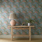 Cornflower Wallpaper - Rose/Woad - Morris & Co - 217582 - Premier Wallcovering