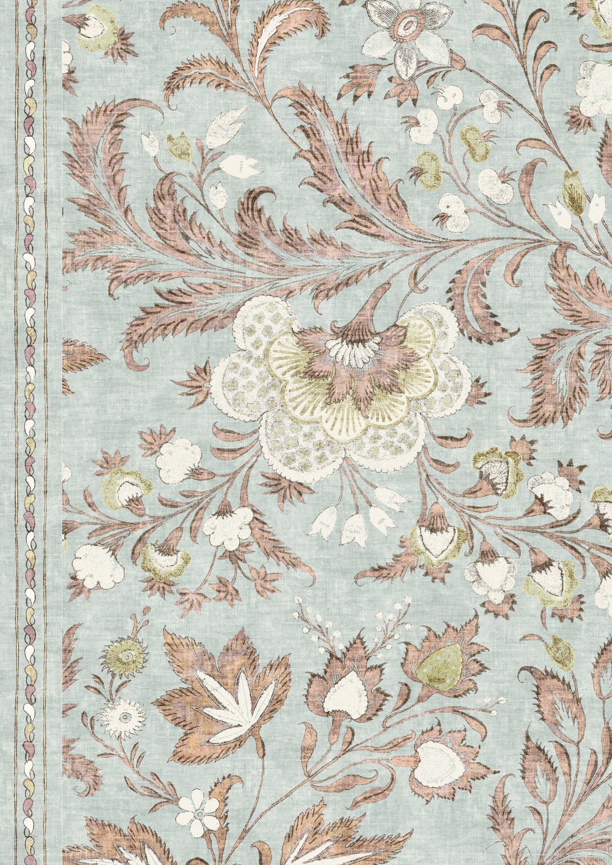 Coromandel Wallpaper - Sherbet - Lewis & Wood - Premier Wallcovering