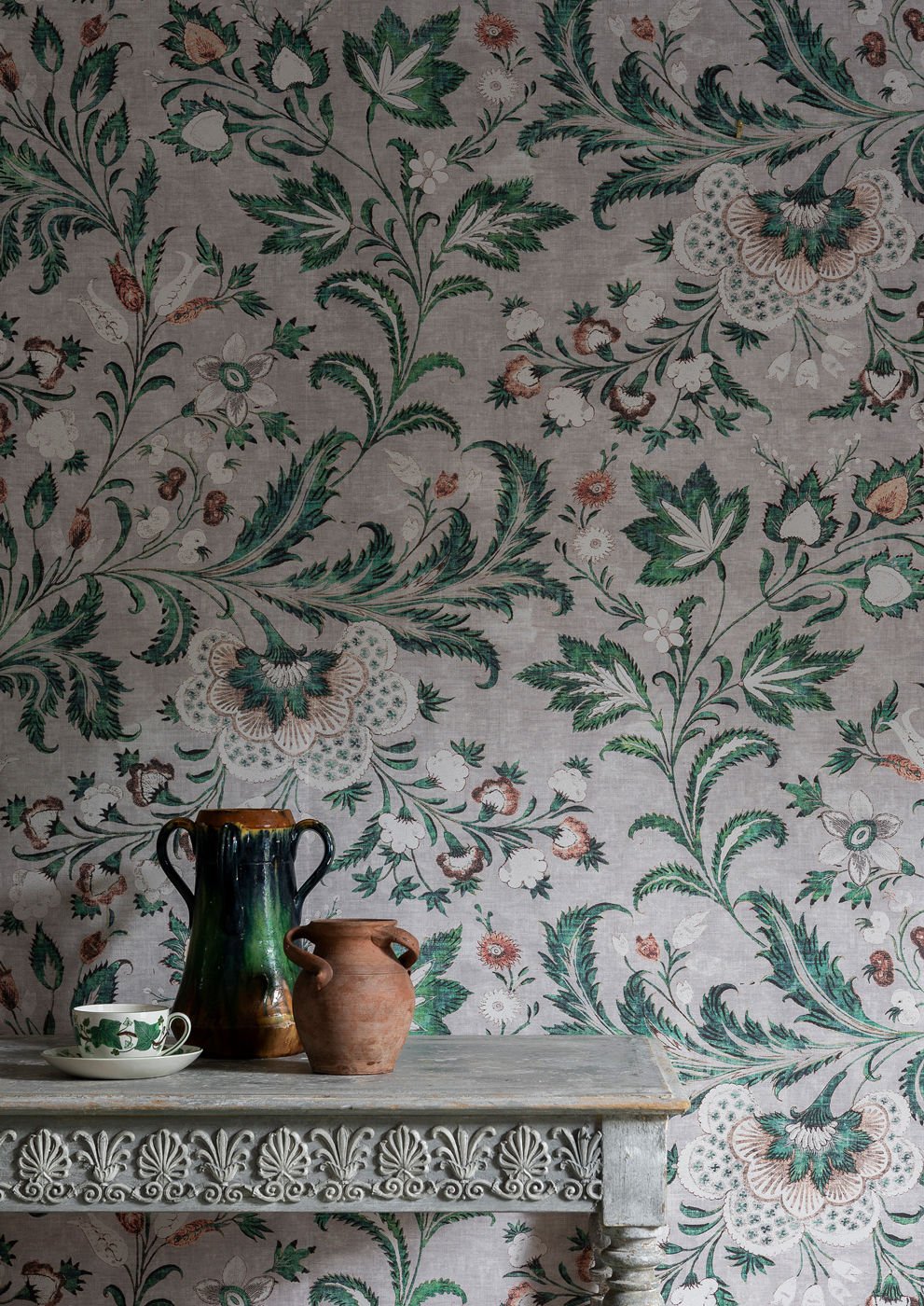 Coromandel Wallpaper - Malachite - Lewis & Wood - Premier Wallcovering