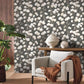 Cotton Flower Soliflore Wallpaper - Ardoise - Casadeco - 200299515 - Premier Wallcovering