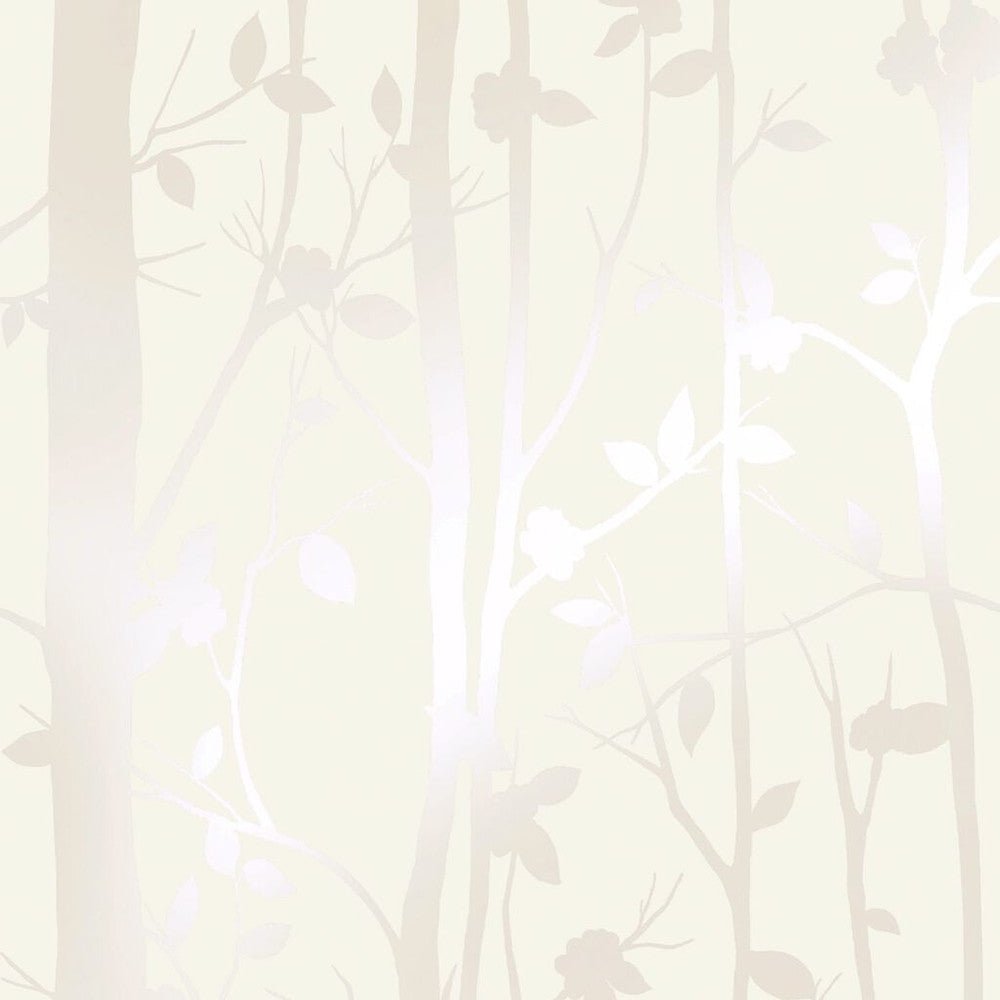 Cottonwood Wallpaper - Pearlescent White - Laura Ashley - 113341 - Premier Wallcovering