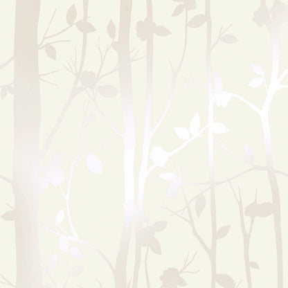 Cottonwood Wallpaper - Pearlescent White - Laura Ashley - 113341 - Premier Wallcovering