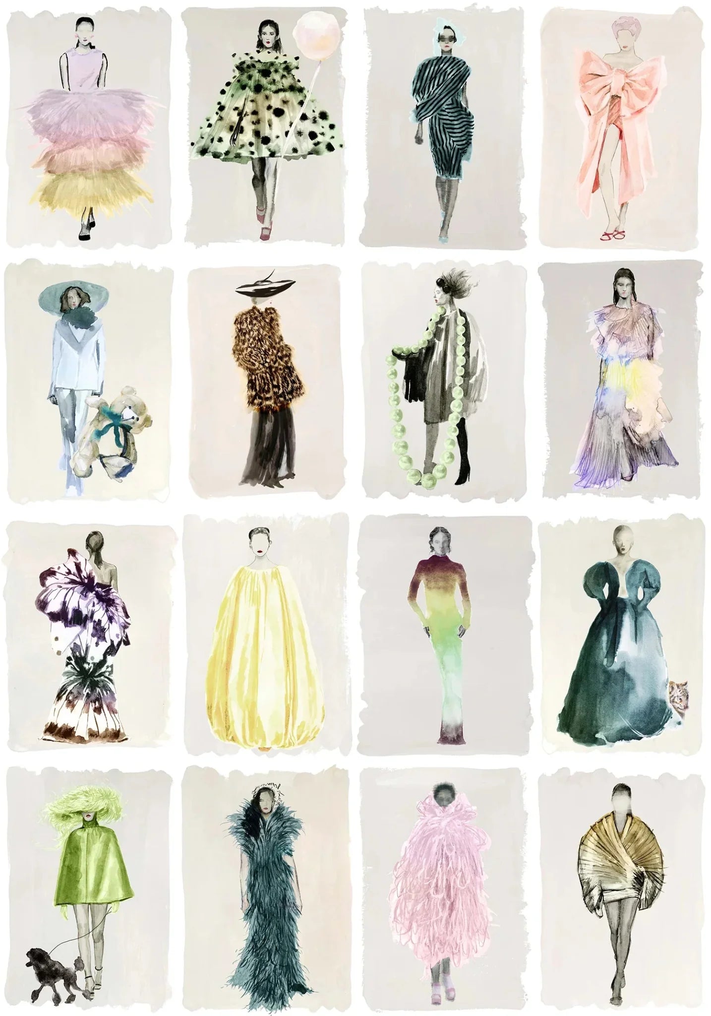 Couture Carousel Wallpaper - Pastel Pearl - 175/1003M - Cole & Son - Premier Wallcovering