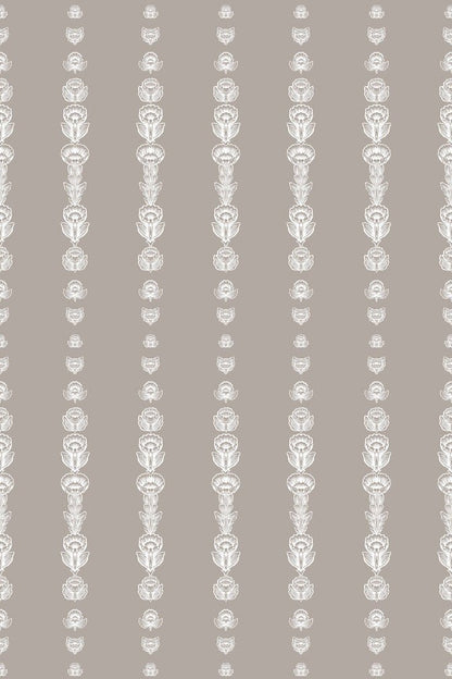 Coving Row Wallpaper - Beige - Timorous Beasties - STCO/CVRW/4008/01 - Premier Wallcovering