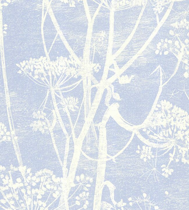Cow Parsley Wallpaper - Buttercup & Powder Blue - 66/7050 - Cole & Son - Premier Wallcovering