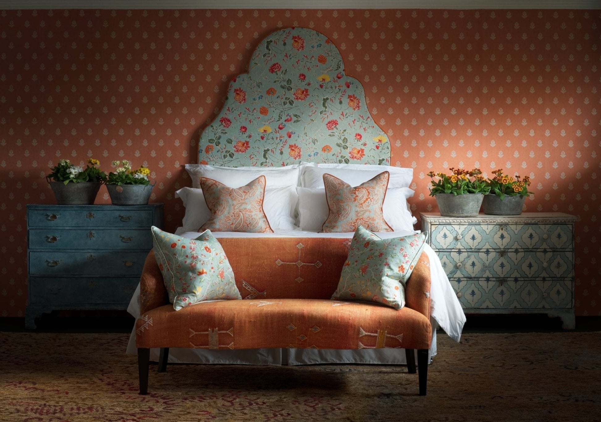 Cow Parsley Wallpaper - Clementine - Andrew Martin - GPWCPCL