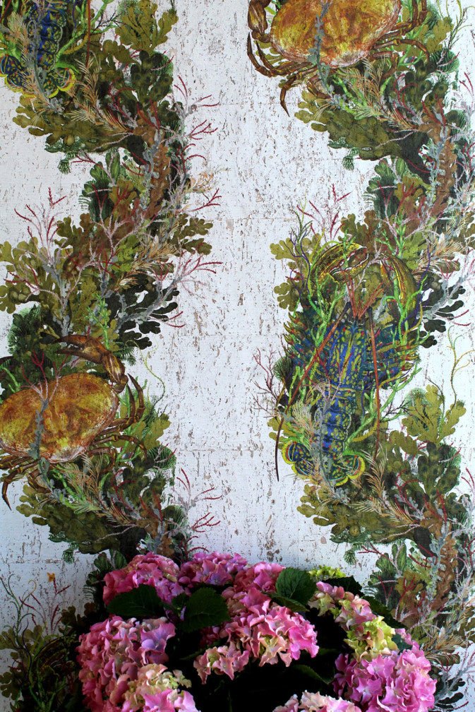 Crab And Lobster Cork Wallpaper - Original - Timorous Beasties - SSC/CAL/CK62021/01 - Premier Wallcovering