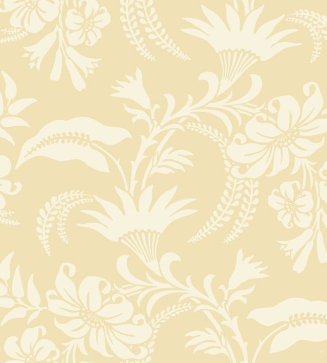Cranley Wallpaper - Cream on Yellow - 88/5022 - Cole & Son - Premier Wallcovering