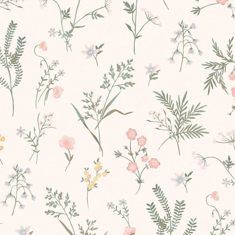 Crosswell Wallpaper - Coral Pink - Laura Ashley - 118480 - Premier Wallcovering