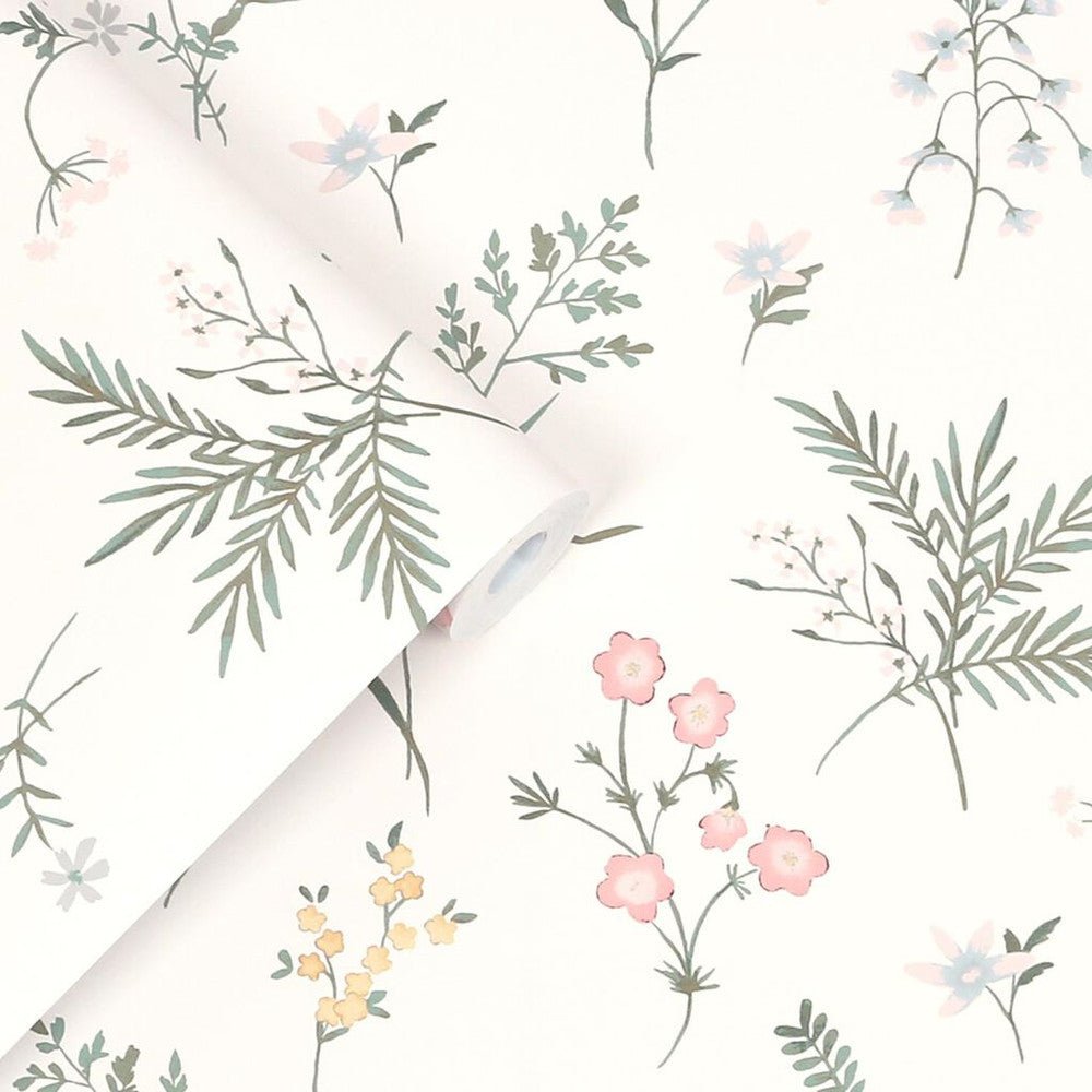 Crosswell Wallpaper - Coral Pink - Laura Ashley - 118480 - Premier Wallcovering