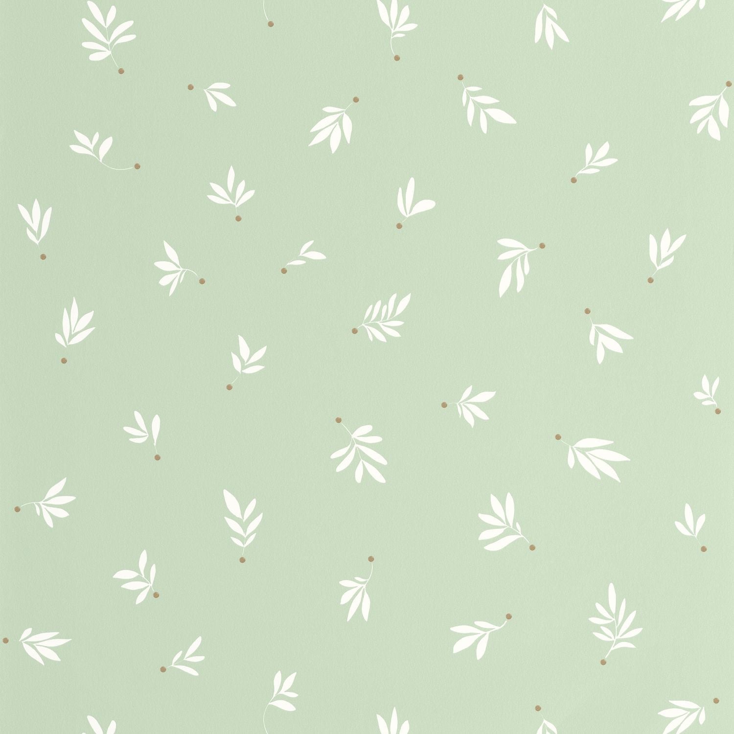 Cueillette Wallpaper - Vert Amande - Caselio - 105757017